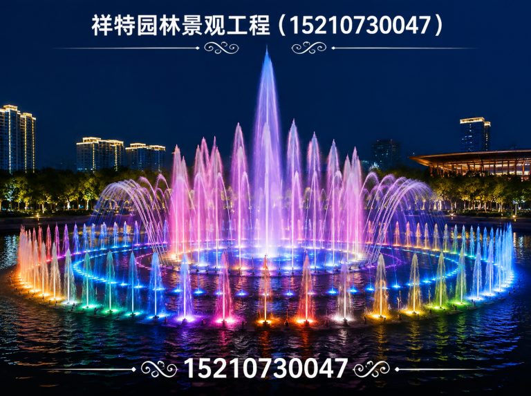 竞秀区广场喷泉展示图