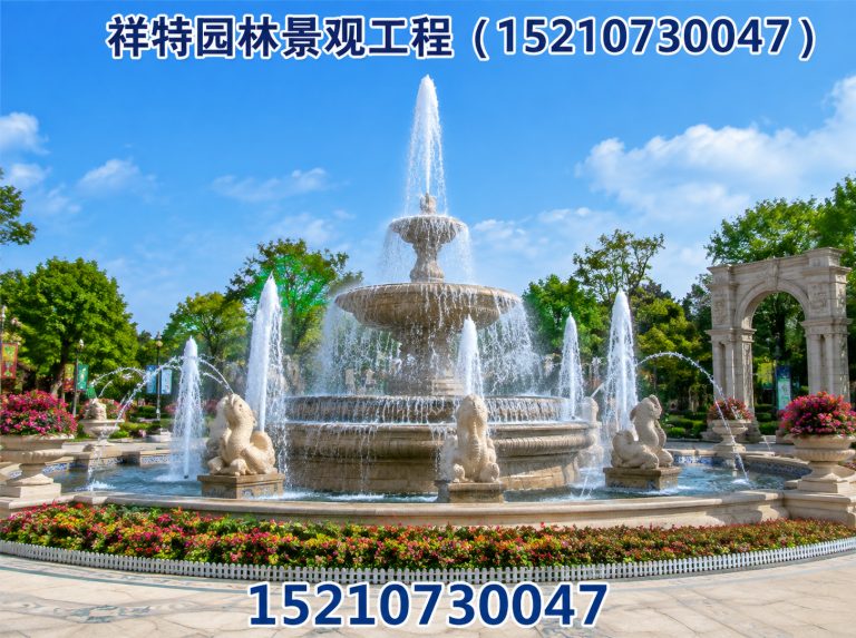 竞秀区景区喷泉展示图